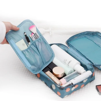 Косметичка за пътуване, преносим водоустойчив пътни козметични чанти за лична хигиена, лесен органайзер за измиване
