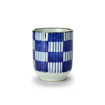 Креативна керамична чаена чаша Японски арабски млечни чаша ретро кафеена чаша от груба керамика с подложка върху таблата Ресторанная чаша за пиене
