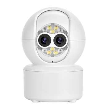 Куполна бинокулярная PTZ камера с 5-кратно увеличение, IP камера, интелигентен дом, проследяване за мобилни устройства, на 360-градусова панорамна мрежова сигурност монитор