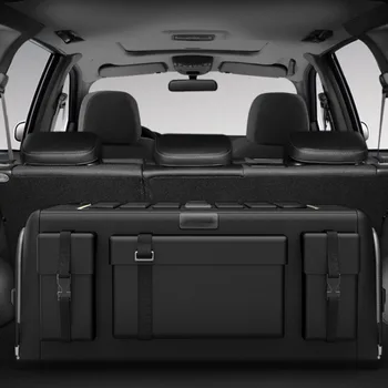 Кутия за съхранение на багажника на колата, авто кутия за съхранение, сгъваема кутия за съхранение, органайзер за предмети, по-голям капацитет