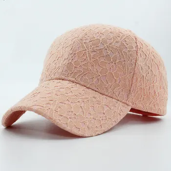 Летни дантелени шапки памук чадър Бейзболна шапка за жени дишаща мрежа за момичета възстановяване на предишното положение хип-хоп шапки женски регулируеми на отскок на капака