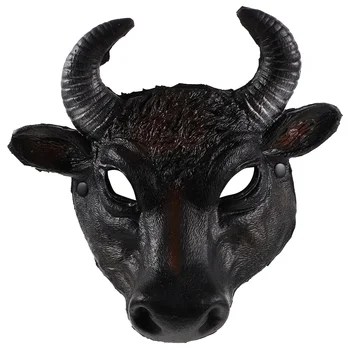 Маска на животното, маска на бик на половината от лицата, Маскарадная маска на Бик, аксесоар за cosplay, маска за парти
