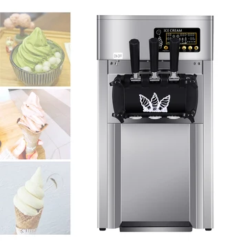 Машина за мек подаване на сладолед Малка настолна машина за приготвяне на сладолед 110/220 високо качество