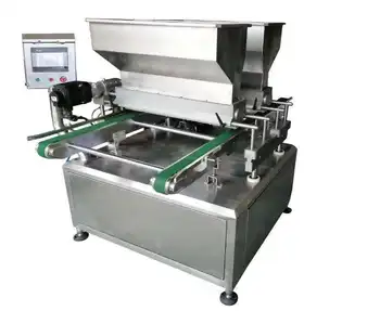 Машина за печене на сладкиши Автоматична машина за изработване на торти с ориз, фъстъци, ломким сусам, машина за рязане на зърнени храни, за приготвяне на бонбони