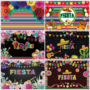 Мексиканска Фиеста, неонови фонове, празник, парти по случай рожден ден, фон за снимки, подпори за фото студио, украса, банер