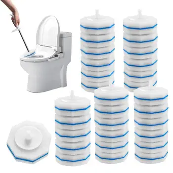 Модернизирани чашите за тоалетни столове, 30 бр., работа на смени дюза за почистване на тоалетната чиния в банята, инструмент за дълбоко почистване, аксесоар