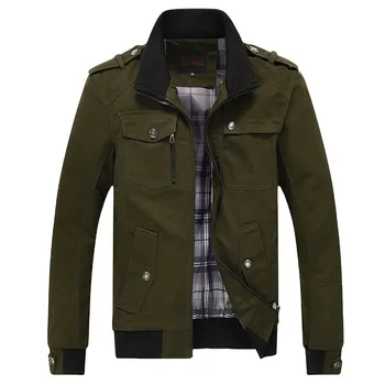 Мъжки нова яке, палто, корейската версия, ежедневни универсална мъжко яке с висока яка, за средна възраст, пролет-есен мъжки яке-топ