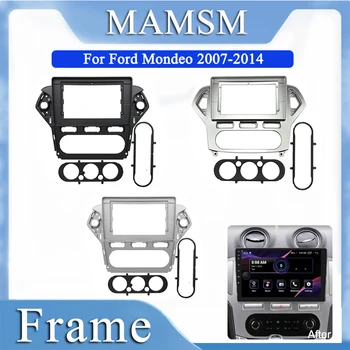 На предния панел на автомобилната дограма с голям екран MAMSM 10.1 инча за Ford Mondeo 2007-2014, рамка за аудио плеър, панел за монтаж на таблото
