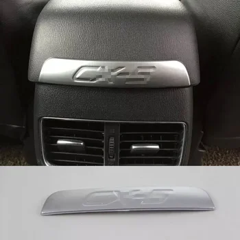 Нов Интериор Хром Подлакътник Кутия Заден Климатик Вентилационна Капак Завърши Въздуховод Декоративна за Mazda CX-5 CX5 2015 2016 Аксесоар