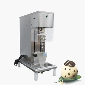 Нов модел автоматичен смесител за плодов сладолед с вихрови фризер, машина за смесване на сладолед