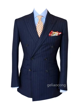 НОВ мъжки модерен брендовый блейзър смокинги за младоженците Случайни оборудвана костюм яке мъжки блейзери мъжко палто Terno Masculino Плюс размер