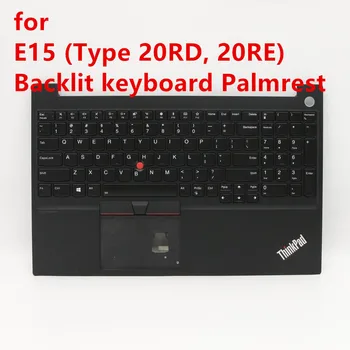 Нова оригинална клавиатура с подсветка на американския английски език, горен калъф за Lenovo Thinkpad E15 20RD 20RE 5M10V16896