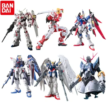 Оригинален Bandai Gundam RG Freedom EXIA JUSTICE ИМПУЛСНА САЗАБИ Зеонг Крило на Правосъдието Заблудший Червена Рамка Strike Фигурки Играчки