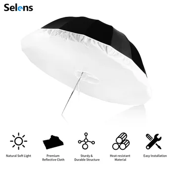 Отразяваща чадър с рассеивателем светлина, плат за фотостудийной стрелба, стоки или безплатен преносим чанта за осветление