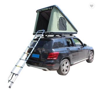 Палатката на покрива на автомобила с ABS-обвивка за 3-4 души, палатка за къмпинг, туризъм, шатра на покрива с твърда черупка