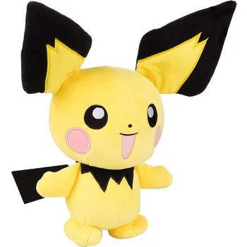 Плюшен играчка-животно Pokemon Pichu - 8 инча - Възраст 2+
