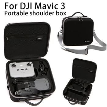 Подходящ за DJI Mavic 3 Чанта за Дрона Черна Чанта През рамо Подходящ за DJI Mavic 3 Кутия за съхранение на аксесоари GLASSIC