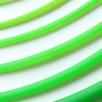 Полиуретан, каишка, ПУ кръг каишка със зелен колан, плавящийся кабел, 3/4/5/6 мм, ПУ кръг каишка