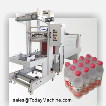 Полуавтоматична машина за опаковане на бутилки в рукавную опаковка и термоусадочную полиетиленово фолио BSE5040A
