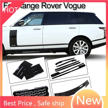 Предната Решетка Купето на Автомобила Странично Крило Тампон Върху Вратата на Багажника Черна ABS За Land Rover Range Rover Vogue L405 2013-2019 Външни Детайли