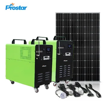 Преносима електрическа централа за слънчева енергия, резервна акумулаторна батерия 3000 W панел в комплект