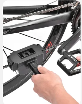 Пречистване на вериги за велосипед, 3D четка за миене на веригата, набор от инструменти за МТВ велосипед, защитно масло, велосипедна верига за аксесоари за планински велосипеди
