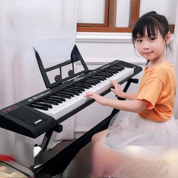 Професионално електрическо пиано, дигитално детско 61 клавиша, пиано за възрастни, Midi-контролер, клавиатура, музикален синтезатор Teclado Controlador