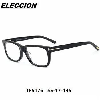 Рамки за оптични очила на марката Tom Мъжки висококачествени ацетатные очила при късогледство Дограма рецепта за жени TF5176