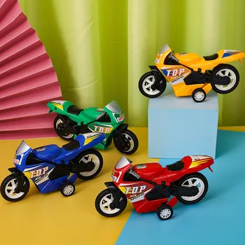 Случаен 1 бр. Cartoony Панти Голям Мотоциклет Детска Развитие на пишеща Машина, Играчка Без Батерии Симулация Модел на превозното средство се Изисква, Подарък за Момче
