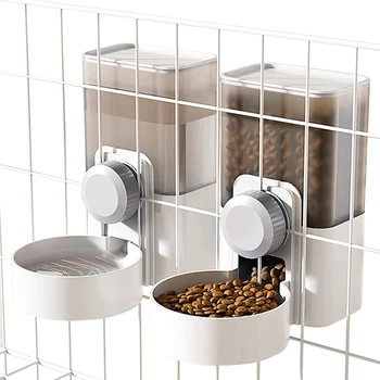 Спирането на автоматични хранилки за домашни любимци и вода опаковка Гравитационната а за сухата храна, а за кучета, клетка за зайци и аксесоари