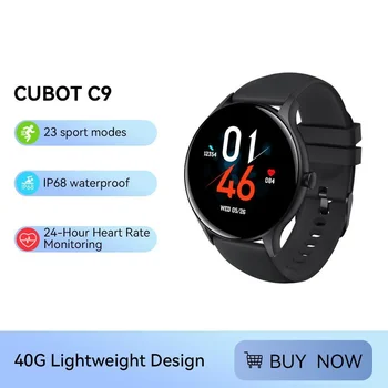 Спортни смарт часовници 2023 C9, монитор на сърдечната честота, фитнес, водоустойчив смарт часовници IP68 за мъже и жени, за Iphone Xiami, за Android и IOS