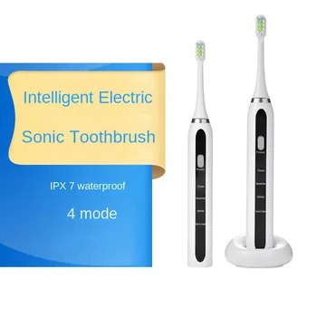 Средство за лична хигиена, за възрастни Електрическа четка за зъби за двойки с индуктивно подзарядкой и мека четка за измиване на цялото тяло