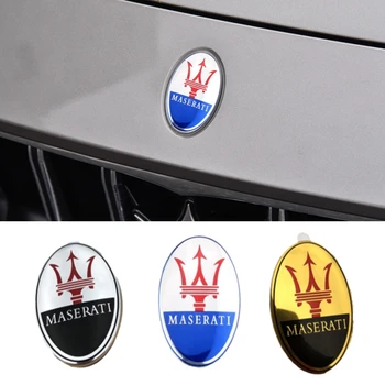 Стикер За Преден Капак на Автомобила, Емблема, Икона, Стикери За Maserati Леванте Quattroporte Ghibli Gran Turismo Cabrio GC GT, Автоаксесоари