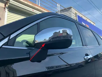 Тампон върху страничното огледало на вратата на колата, хромированное гласове за Subaru Forester 2019-2021, 2 бр. за обратно виждане