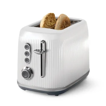 Тостер за 2 филии с много широки прорези, домакински автоматичен тостер за хляб, машини за печене на закуска с бързото изгаряне