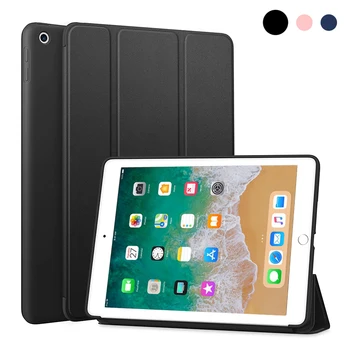 Трикуспидалната калъф за таблет iPad е 9,7 на 5-ти и 6-то поколение A1822 A1954 Калъф за iPad Air 1 Air 2 от изкуствена кожа Калъф за iPad Pro 9,7