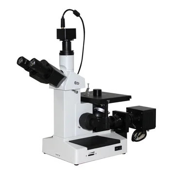 Тринокулярный обърнат металлографический микроскоп 4XCE