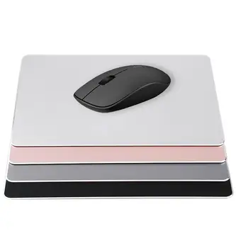 Тънък голяма игри подложка за мишка, алуминиева метална подложка за компютърна мишка, игрална подложка за КОМПЮТЪР, лаптоп, мишката за Apple MackBook