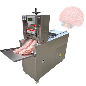 Търговски електрическа мелачка Машина за нарязване на агнешко месо от агнешко с ЦПУ, машина за нарязване на агнешко месо от неръждаема стомана