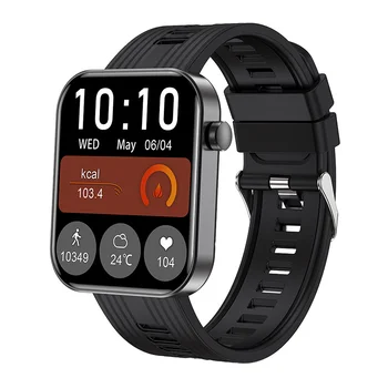 Умен часовник FW10 за мъже, новост 2023, гласов помощник на повикване Bluetooth, наблюдение на здравето, водоустойчив спортен гривна, умни часовници за жени