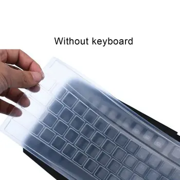Универсална възглавница за клавиатура, защитен калъф, прахоустойчив, водоустойчив калъф, вдлъбнати, изпъкнали защитен калъф за клавиатура, прозрачен филм