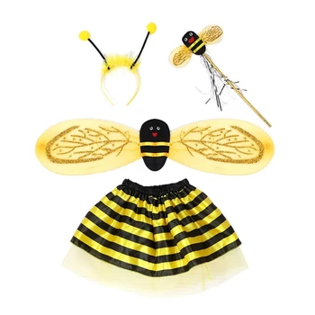 Хубава приказка вълшебна пръчица, уши, превръзка на главата, пакетче, крилата на пчелите, рожден ден, Хелоуин, Принцеса, cosplay-реквизит, костюм пчелите