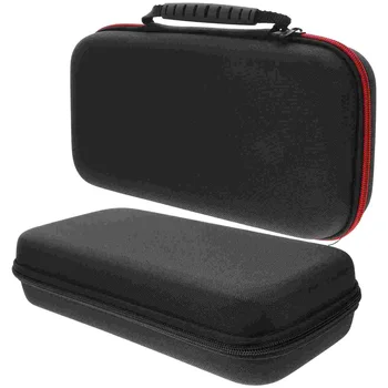 Чанта за ръчен микрофон калъф за носене с два слота за съхранение, чанти за бизнес пътувания, твърд пътен платно контейнер
