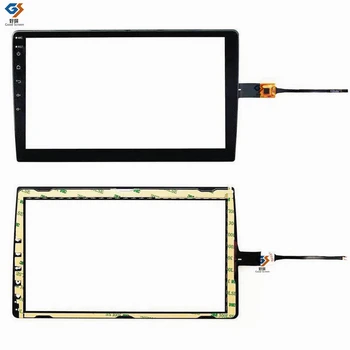 Черно 9/10,1 Инчов автомобилен GPS, P/N HC-1788-101 HC55 GT911 Капацитивен сензорен екран дигитайзер, тъчпад външна стъклен панел