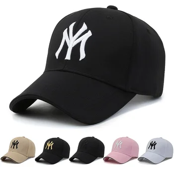 Шапка, пролетно-есенна мъжки и дамски бейзболна шапка с бродирани букви, шапка с утиным по езика, шапка за отдих на открито, бейзболна шапка за двойки, градинска мода